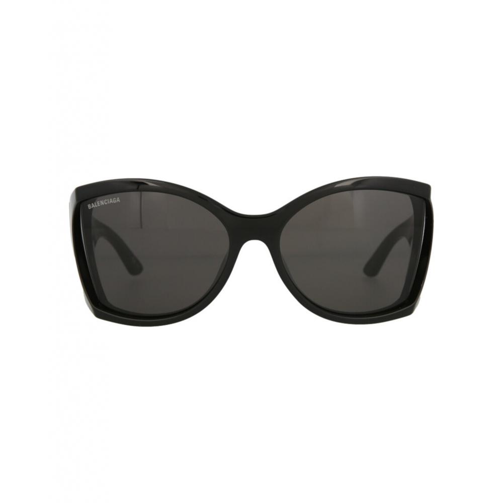 

Balenciaga Shield Frame Bio Injection Rilsan Sunglasses Black Black Grey One Size