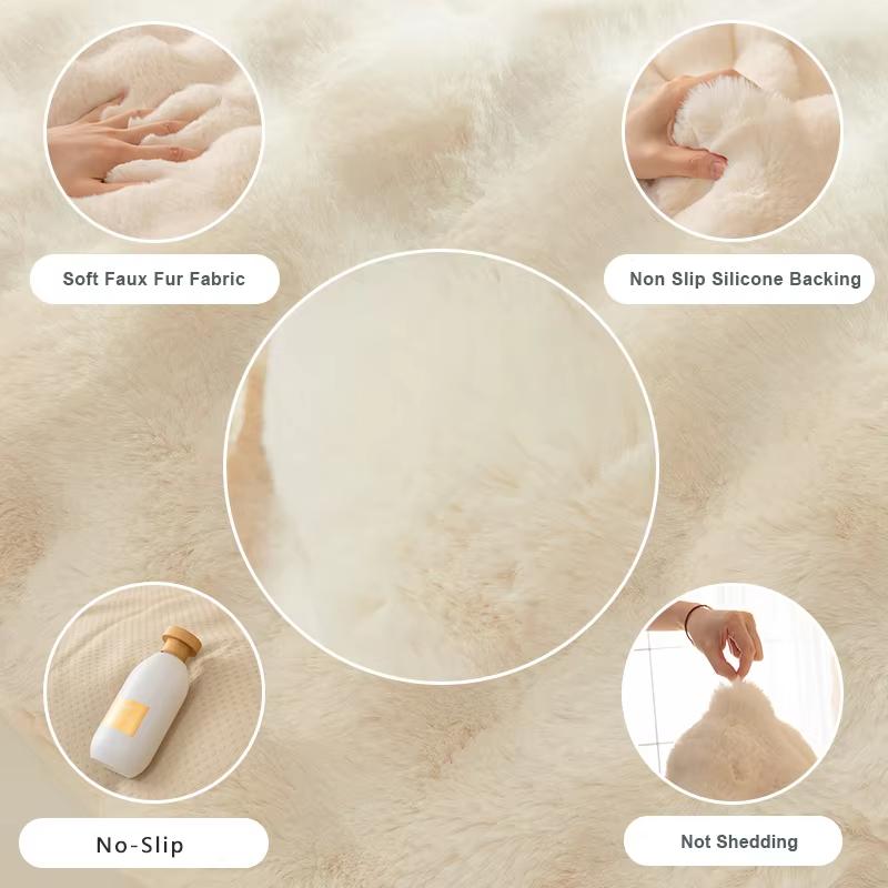 Warm Velvet Sofa Covers,Thick Plush Sofa Mat, Imitation Rabbit Fur Sofa Pad,Sofa Cushion For Winter, Sofa Cover For Living Room