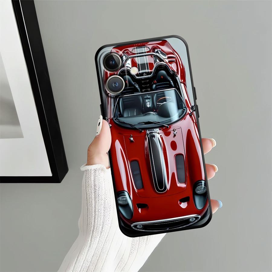 

Phone Case for Apple iPhone 16 14 12 11 Air 15 Pro 7 8 13 XR XS MAX 17 Pro Max Funda Phone Cover Luxury Fashion Cars iPhone SE (2020)
