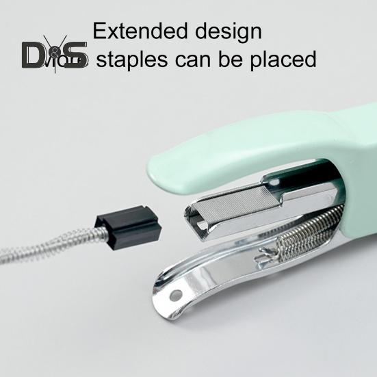 Small Hand-held Stapler 10-16 Sheet Capacity Stapler with 750 Staple Mini Desktop Stapler for Office School Home Travel