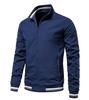 Nuovo Design Scollo a V Moda Primavera e Autunno Giubbotti da Uomo di Alta Qualità per il Tempo Libero da Uomo Vestibilità Slim Giubbotti da Baseball da Uomo