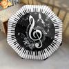 1PC Musical notes Umbrella Portable Folding Umbrella Iron Frame Hole Bone Structure Outdoor Home Umbrella A4