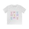 Pastel Bunny Faces Kids Tee | Cute Bows, Nursery Animal Shirt