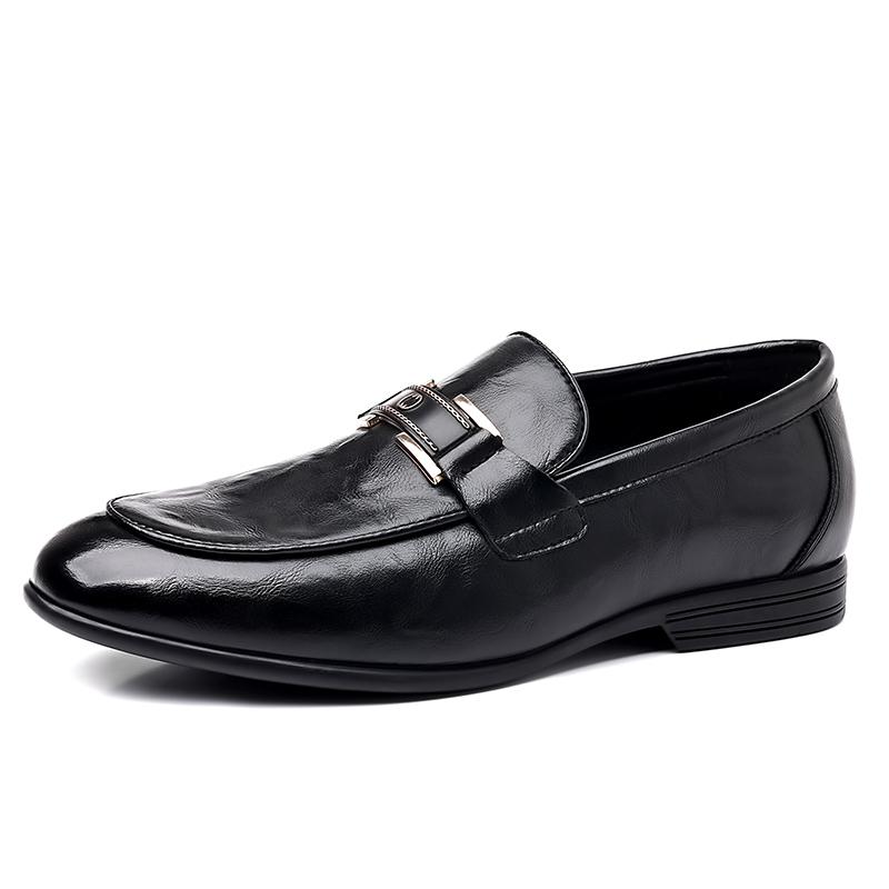 

Модные Классические Повседневные Лоферы Мужские Новые Ручной Работы Слипоны Повседневная Кожаная Обувь Удобная Мужская Противоскользящая Деловая Обувь Обувь для Вождения 46 чёрный