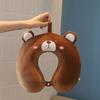 Ushaped Travel Pillow Cartoon Animal Neck Pillows for Travel Office Work Home