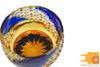 Oba Glass Sake Set in Wooden Box Amber x Traditional Craft Sake Cup [Shining Cosmos/Lapid / Approx. 6.0cm 5.0cm High] (Ochoko) (Celebration Gift)