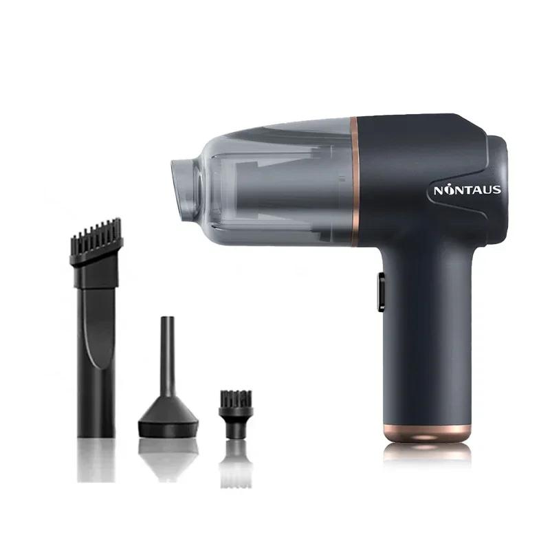 

Беспроводной автомобильный пылесос, ручные пылесосы, беспроводные, двойного назначения, с сильным всасыванием, портативные для домашних автопылесосов чёрный