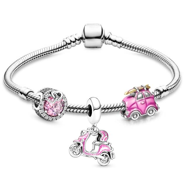 Breloques fantôme chauve-souris citrouille d'halloween, pendentif en perles avec breloques, bijoux pour femmes et enfants, haute qualité