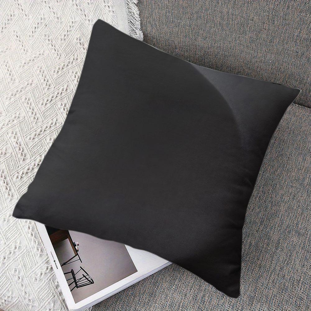 Black Fabric Wave Square Jacquard Pillow Cover for Sofa Office Waist Cushion Cover Home Decorative Pillowcase