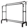 Floor-Standing Indoor Clothes Drying Rack and Coat/Hat Rack for Bedrooms and Dorms.