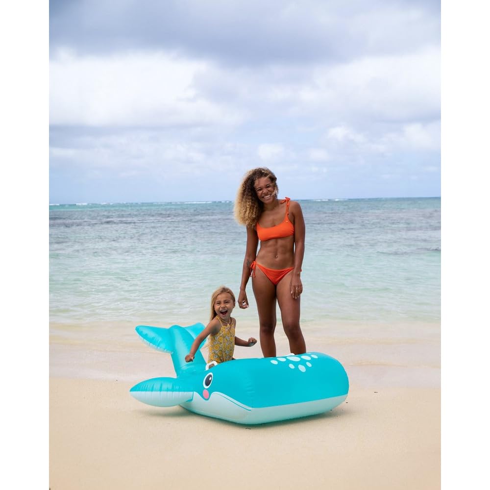 Intex Blue Whale Ride-On Slide, Uninflated Size: 168 Cm X 140 Cm (57567NP)
