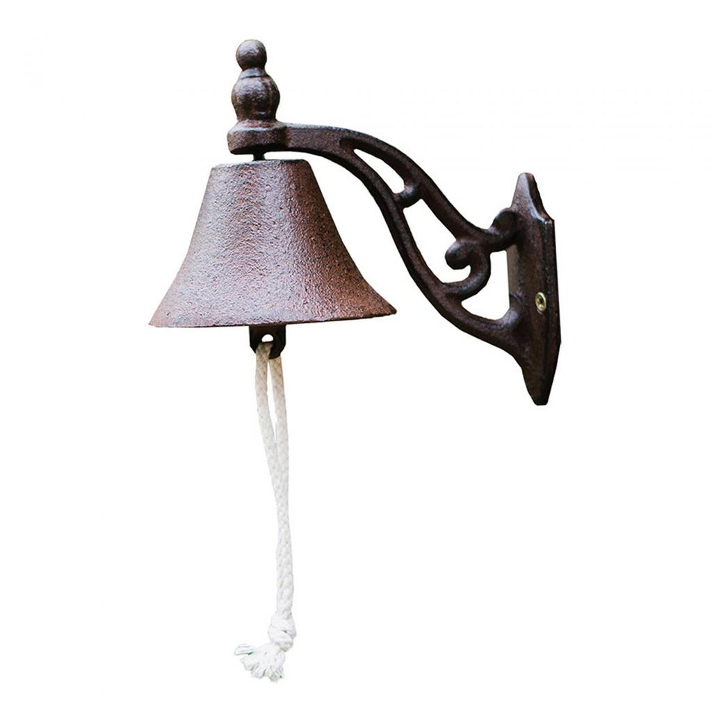 Porch Dinner Bell Decorative Antique Style Doorbells Wall Mounted Dinner Bells for Home Entry Door Reception Ranch Farmhouse