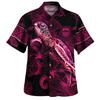 Vintage Summer 3D Polynesian Tuvalu Emblem Printed Shirts Tuvalu Flag Graphic Short Shirts Men Fashion Streetwear Shirts Blouses
