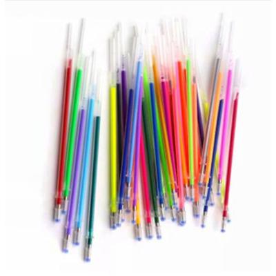 12/24/36/48 Color Gel Pen Refills Set Glitter Multi Colored Painting Writing Pen Refill Rod