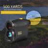 Portable Golf Rangefinder Laser Distance Meter Hunting 500 Tape Measure Speed Tester Golf Slope Adjusted Mode Telescope Durable