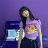 Sailor Moon Print Harajuku Goth Weibliche Frauen T-shirts Kawaii Kurze Anime T Shirt HipHop Sommer Frauen Streetwear Crop Tops Y2k