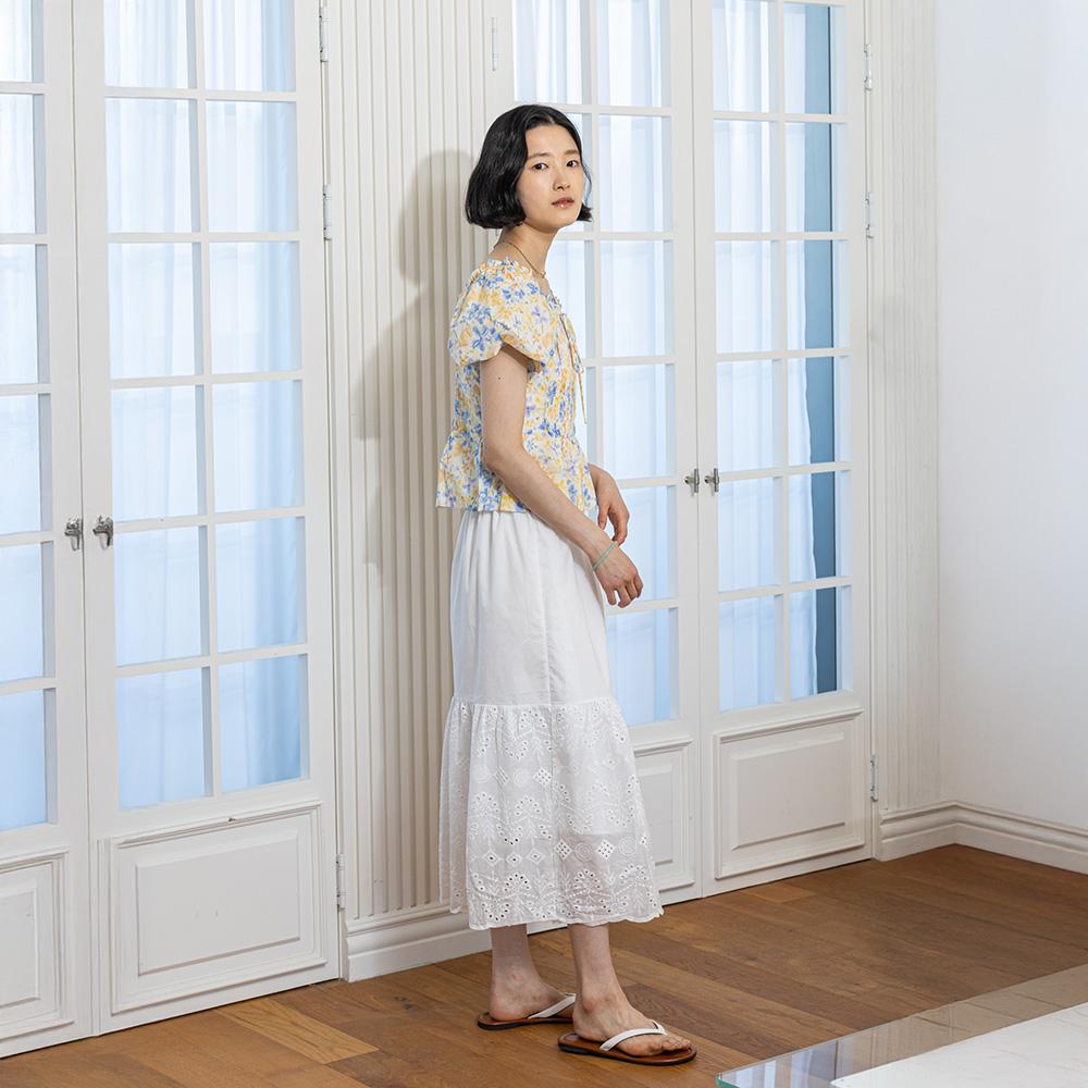 Laengsseon Ls_Coastal White Skirt