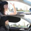 Car Summer Driver's Sunshade Heat-Insulating, Anti-Static Film, Non-Obstructive Side Window Sunshade for Left Side, Polyester