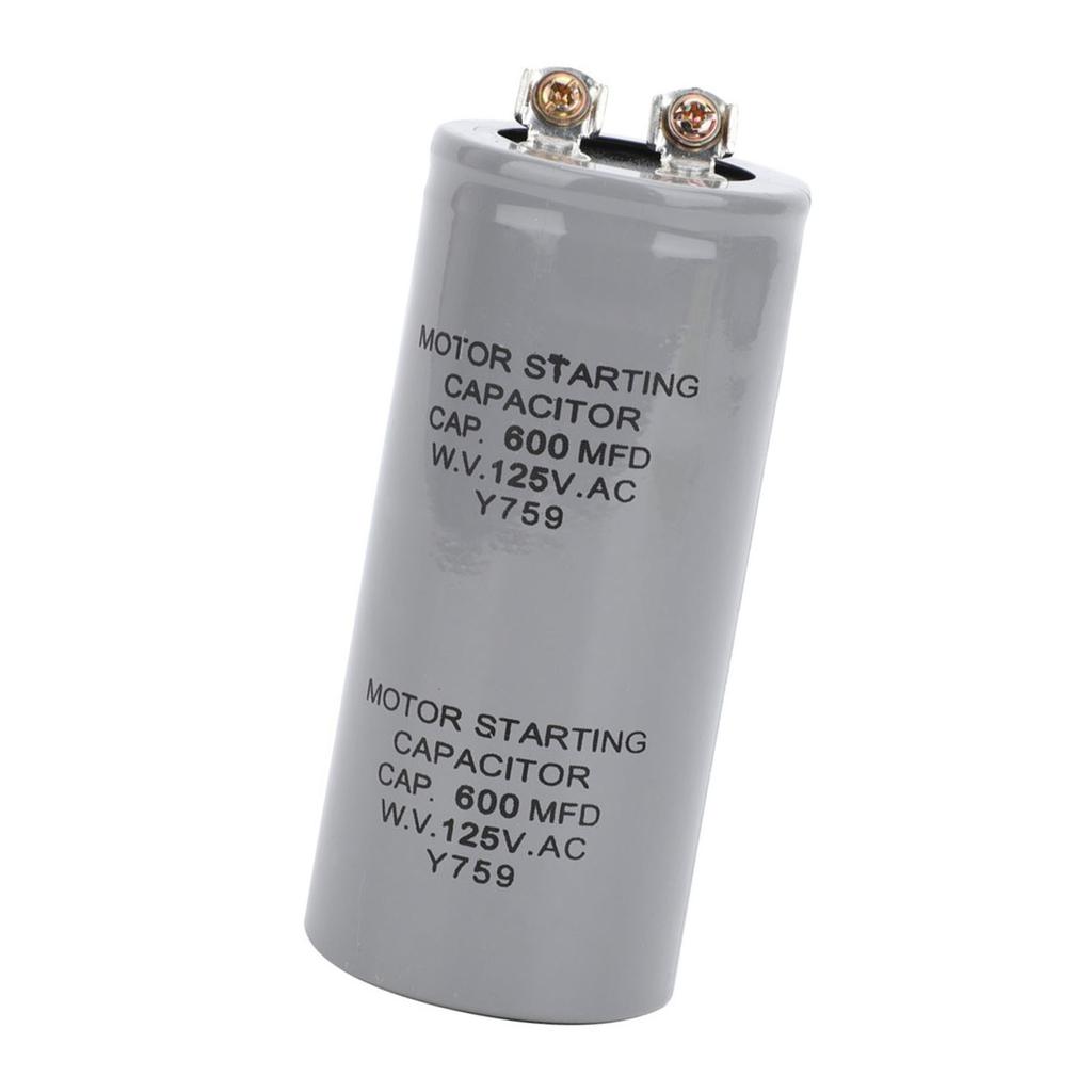 CD60 600MFD 125VAC Motor Starting Running Capacitor 43x102mm