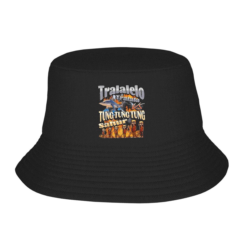 Street Ballerina Cappuccina Italian Brainrot Meme Bucket Hat Unisex Foldable Outdoor Fisherman Caps Bob