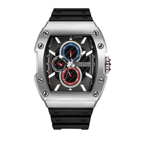[JULIUS] Мужские кварцевые часы JULIUS на уретановом ремешке JAH-146 JAH-146B