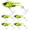 KOKO Fishing Lure Set 5 Pieces 11g 16g 22g 28g ST-46UA Shad Worm Vibration Jig Head