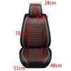 New 1PCS PU Leather Universal Car Seat Waterproof Mat Covers Breathable Luxury Cushion Car Seat Protector Cover Fits