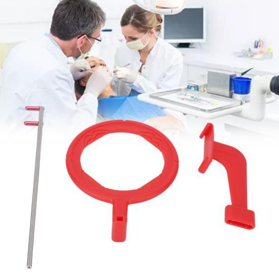 Dental  Film Positioning System Kit Portable Intra Oral  Film Positioner Holder for  Red 