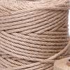 Fine Jute Twine Handcraft Decorative Twisted Sisal Rope for Pet Cat DIY Scratcher Home Garden Decor