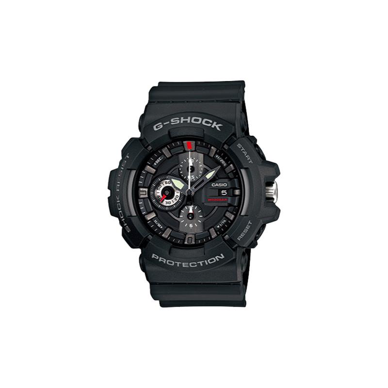 

Casio DIGITAL Series-Disc Black Warrior Waterproof, Shockproof and Antimagnetic Men s Watch 3D Dial All-Metal Pointers Quartz Movement GAC-100-1A чёрный
