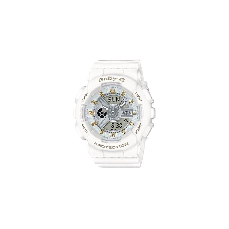 CASIO Women's BABY-G White Watch BA-110GA-7A1 BA-110GA-7A1