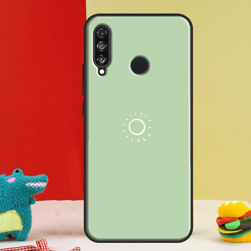 green aesthetic For Huawei Nova 12s 12i 11i 8i 9 10 SE Y91 Y90 Y60 Y70 Y72 Y61 P20 P40 P30 Lite P60 Pro Case