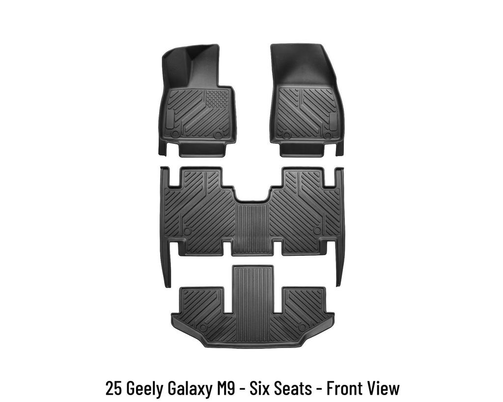 3D High-Edged TPE Floor Mats for Geely Galaxy M9 - Custom Fit, Durable, and Upgraded