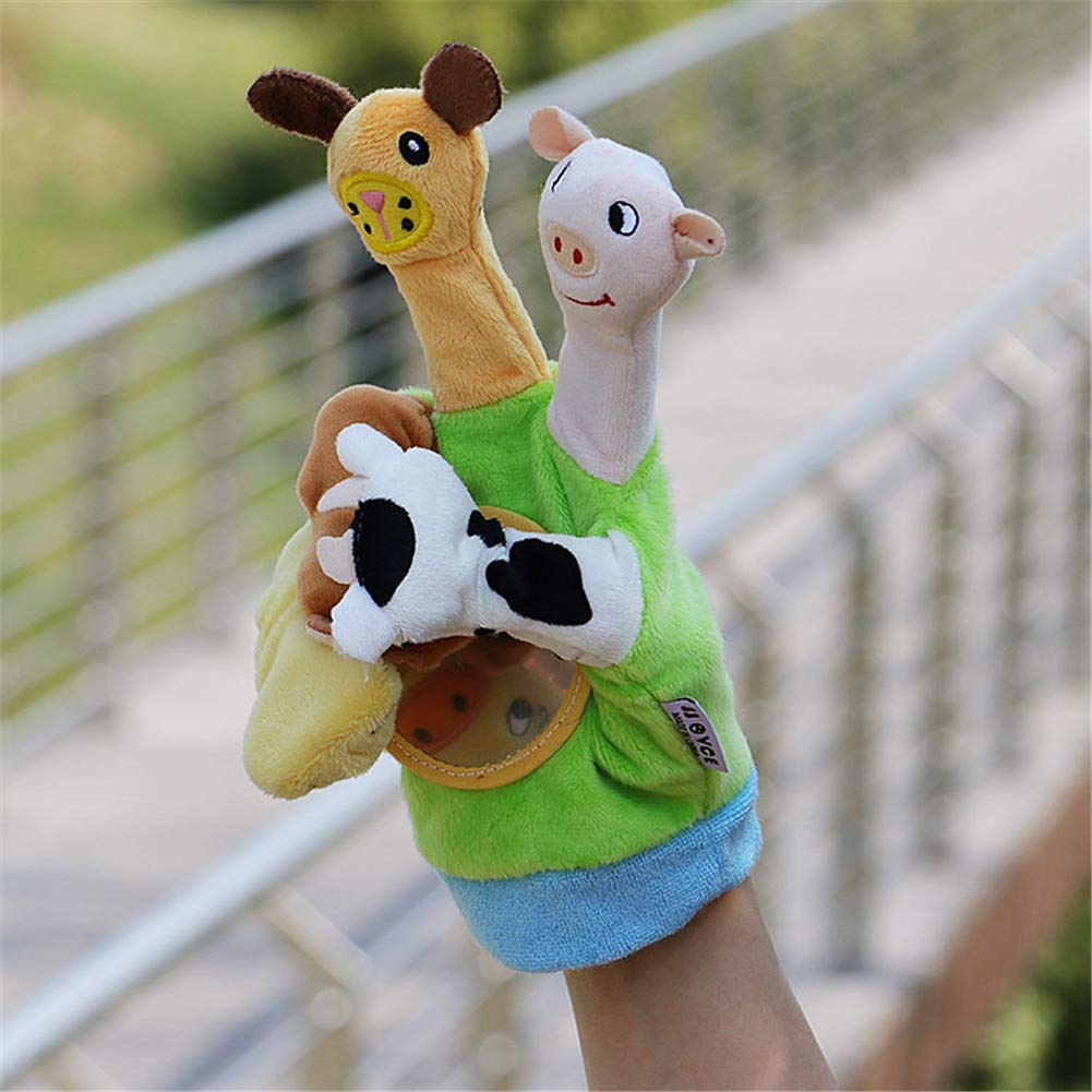 Remeehi Hand Puppets for Toddlers, Finger Puppets, Animal Pretend Play, Plush Toys, Preschool, Kids, Gloves, Dolls, Storytelling, Develops