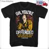 Silence of the Lambs Movie T-Shirt Hannibal Lecter Oh You're Offended Black Tee