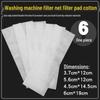 Universal Washing Machine Filter: Mesh Box with Thick, Built-In Filter Cotton for Lint - Available In Large & Small Sizes