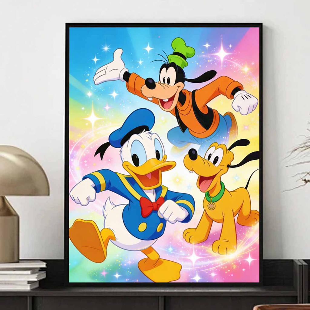 Disney Diamond Painting Kit Classic Cartoon Characters Home Bedroom Wall Decor Crafts Handmade Gift