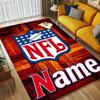 Custom Nfl Fan Area Rug Living Room Nonslip Soft Carpet For Bedroom Game Playroom Sofa Office Home Decor Doormat Christmas Gift C103112