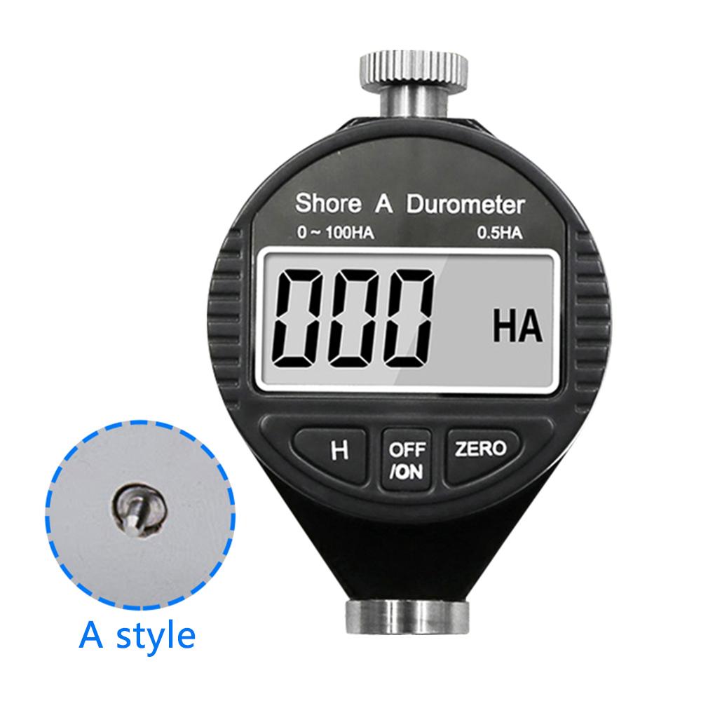 

0-100HACD Electronic Digital Shore Durometer Type A/D/C Sclerometer Tire Plastic Rubber Hardness Tester Meter Paragraph Tools
