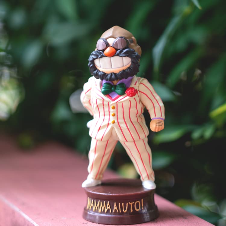 Ghibli Museum Exclusive Mamma Aiuto Boss Figure Bubble Head Tuxedo Mini Ver. Porco Rosso Merchandise