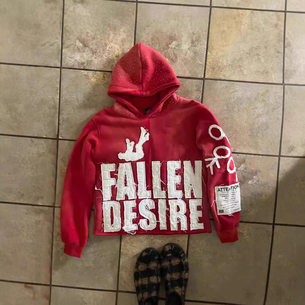 Personalized high street trend 3D printed hoodie street retro loose men's and women's same sweater printing