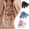 Boucle Réglable Ajustée Longue Sangle de Taille Manteau Décontracté pour Femme Large Ceinture de Taille Ornement de Vêtement