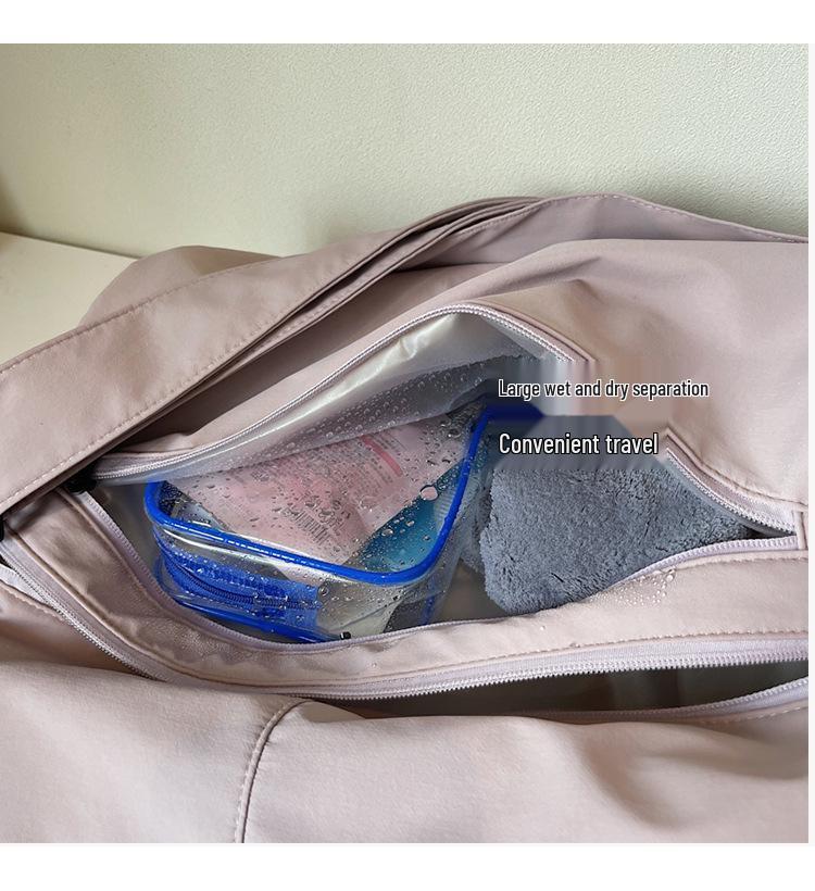 Large Capacity Waterproof Carry-on Bag for Short Trips - Unisex Travel and Fashion Storage