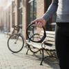Portable 4 Digit Combination Bicycle Cable Lock Cut Resistant Lightweight For Outdoor Cycling Daily Commuting