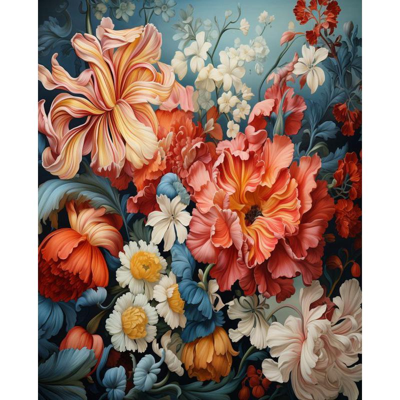 5D Full Round Diamond Painting Flower Rose DIY Embroidery Sets Modern Daisy Handmade Products For Interior Home Decor