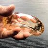 Crystal Glass Ashtray Creative Office Home Hotel Restaurant Round Ashtray Diamond Ashtray Desktop Anti-fly Ash Home Decoration