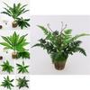 Dracaenafragrans And Pteridophyta Leaf Artificial Green Plant For Home Office Decor