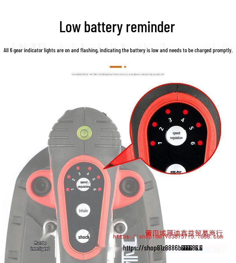 High-Power Electric Tile Leveling Suction Cup Vibrator for Floor & Wall Tile Installation