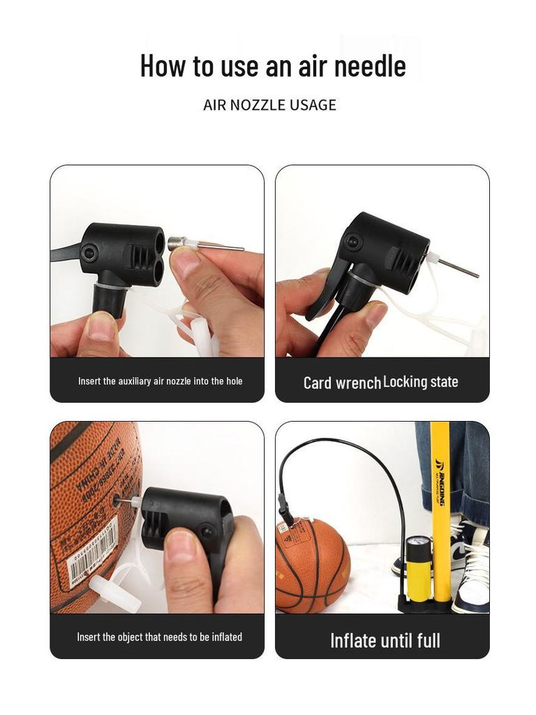 Jingding Portable Electric High-Pressure Pump for Bicycles and Cars