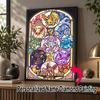 Personalized Eevee Evolutions Diamond Art Custom Name 5D Diamond Painting Full Drill DIY Craft